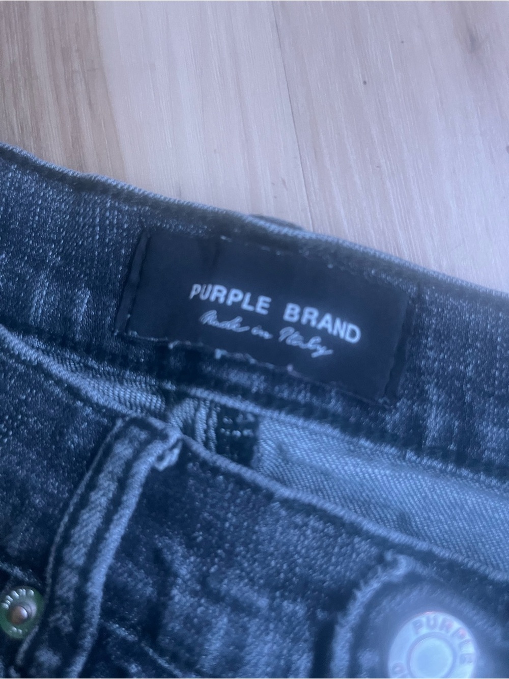 PURPLE BRAND Men's Slim Black Jeans